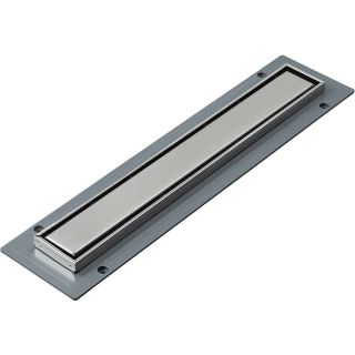 Душевой лоток Logan L002L-450 с решеткой Нержавеющая сталь под плитку